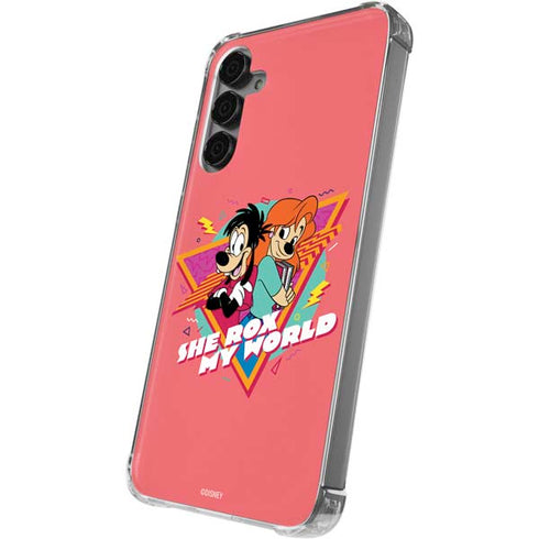 Disney She Rox My World Galaxy S24 Plus Clear Case